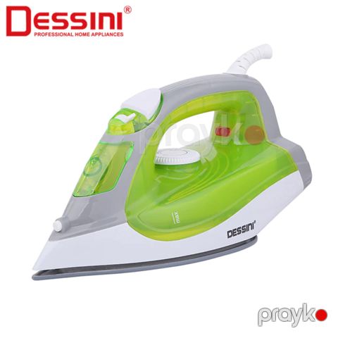 Dessını DS-077 Paslanmayan Polad Altlıqlı Buxarlı Ütü 1400W Gücündə Yüksək Keyfiyyətli Elektrikli Peşəkar Buxarlı Ütü — Bakı