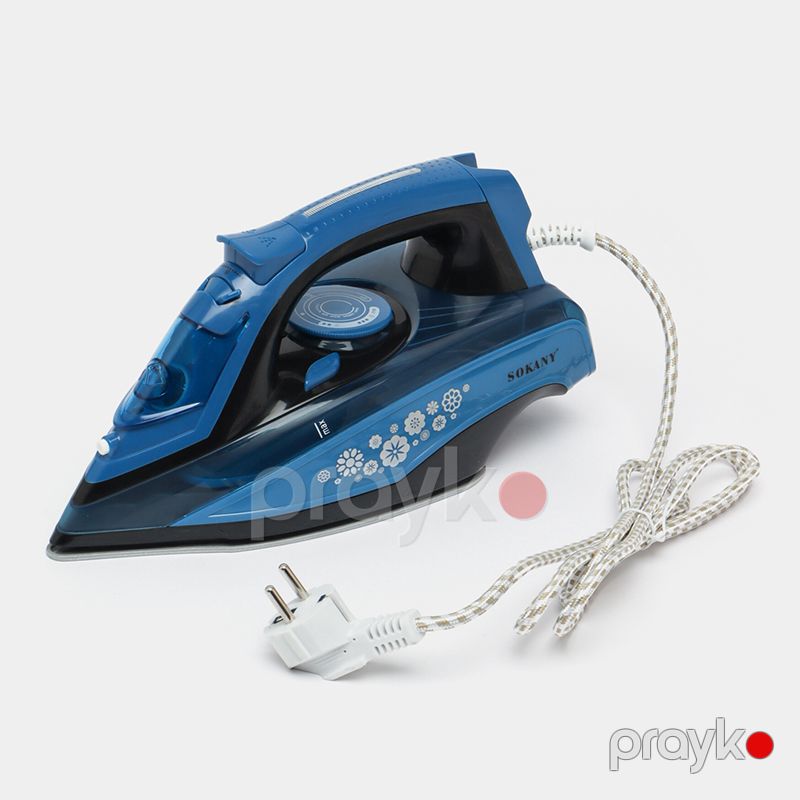 Sokany SK-8877A Elektrikli Buxarlı Ütü Keramika Altlıqlı Buxarlı Ütü 2400W — Ev texnikası, Bakı (3)
