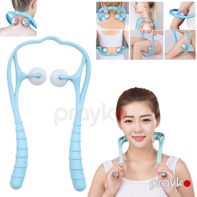 Boyun Roller Masaj Aləti Roller Boyun Roller Masaj Alətləri Əzələ Masajı, Ağrı kəsici üçün Rolikli Boyun Əl Masajı — Masaj aparatları, Bakı (3)