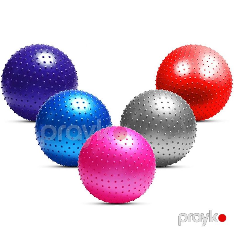 Masaj Funksiyalı Tikanlı Yoga Pilates Aerobik Gimnastika Topu 85 sm Masaj Funksiyalı Dikanlı Plates Topu — Fitness və yoqa, Bakı (6)