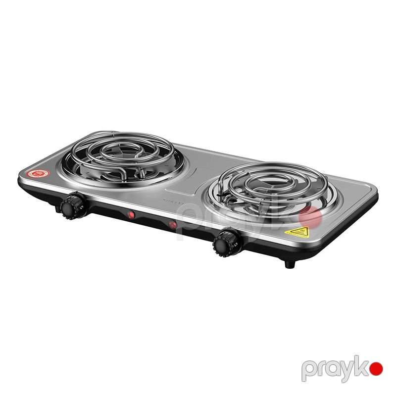 Sokany SK-5115 Çoxfunksiyalı Elektrikli İki Ocaqlı Qızdırıcı Soba Plitə 2000W — Plitələr, Bakı (3)