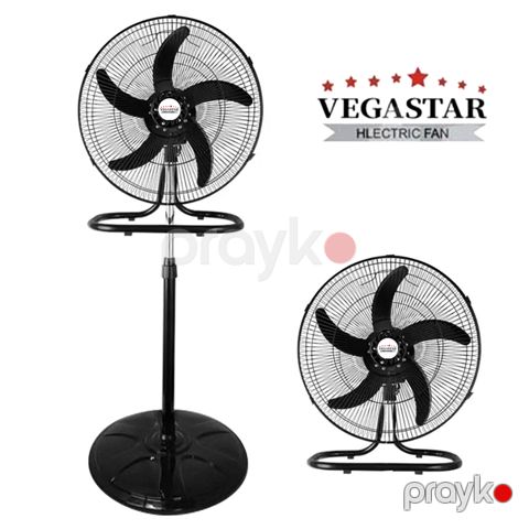 Funksional Vegastar Elektrikli Ventilyator Ev üçün 3 Sürətli Sərinkeş 46 sm — Bakı