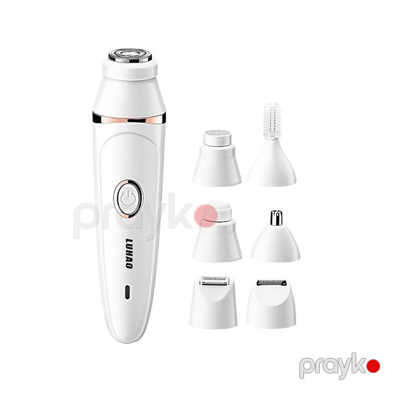 Kemei 7 in 1 Elektrikli Epilator Dəsti Qadın Təraş Aparatı Şarj Edilən Qadın Təraş Aparatı Çox funksiyalı Üz Bədən Epilyasiyası KM-375 — Usturalar, trimmerler və epilyatorlar, Bakı (4)
