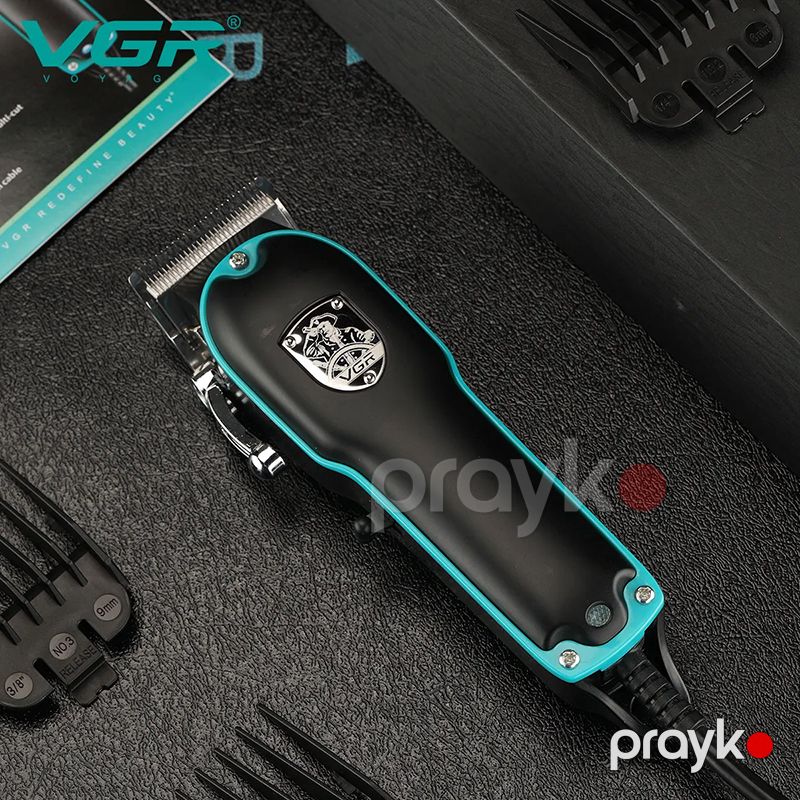VGR V-123 Professional Kabelli Saç Təraş Maşını Tənzimlənən Uzunluqlu Yüksək Güclü Trimmer — Usturalar, trimmerler və epilyatorlar, Bakı (3)