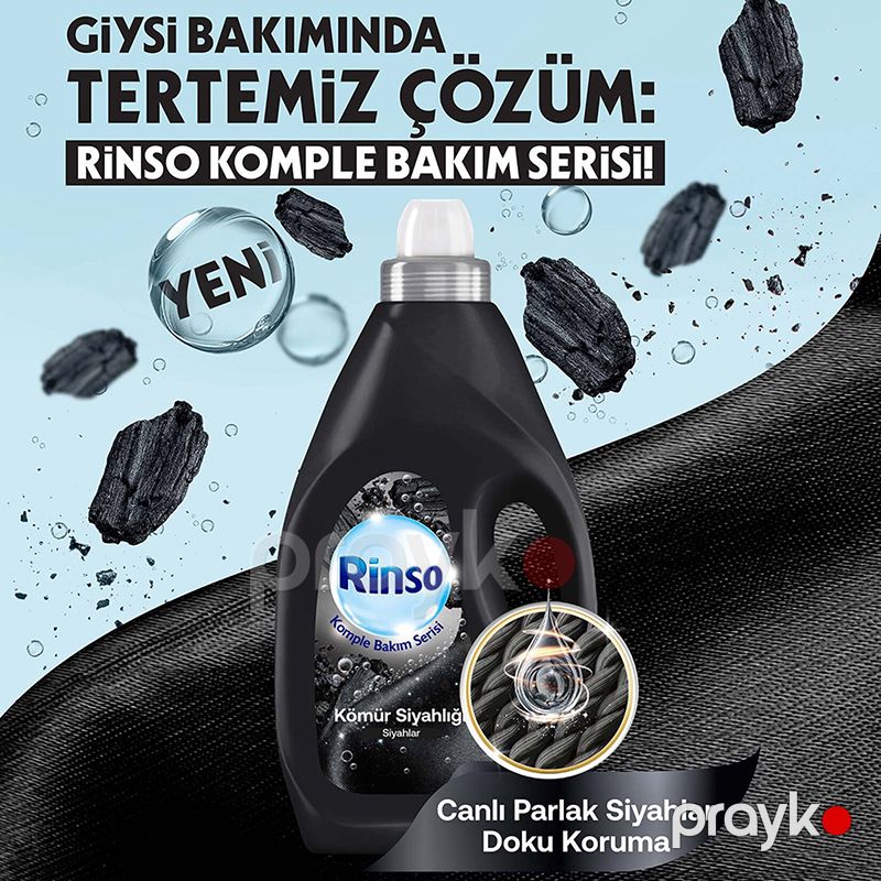 Rinso Maye Yuyucu Toz Tam Qulluq Seriyası Qaralar Üçün Yuyucu Maye 50 Yuma 3 L Sıvı Çamaşır Deterjanı Kömür Siyahlığı Siyahlar İçin — Mallar, Bakı (4)