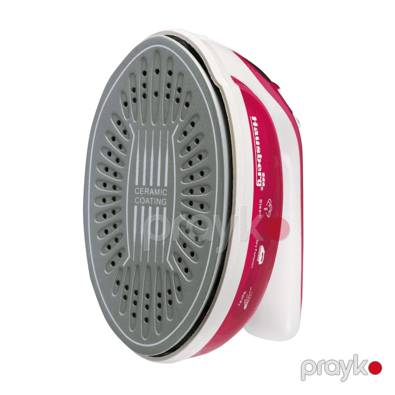 Hausberg HB-7910 - Ütü, 900W, 50ml Su Çəni, Çəhrayı — Ev texnikası, Bakı (5)