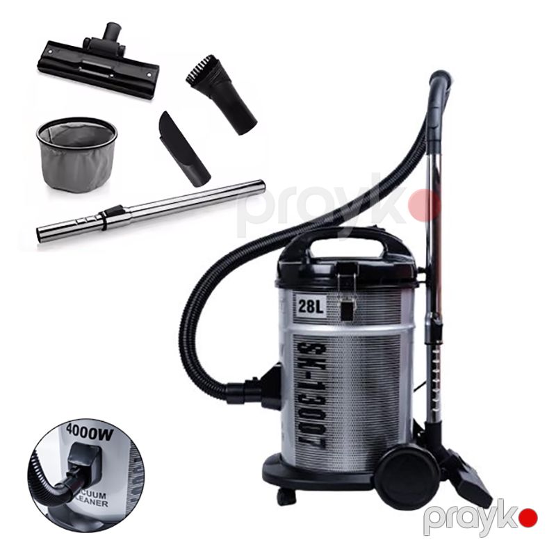 Sokany Vacuum Cleaner 4000W SK-13007 Polad Yüksək Güclü Ev Üçün 28 litr Peşəkar Tozsoran Döşəmə Tozsoran — Tozsoran, Bakı (3)