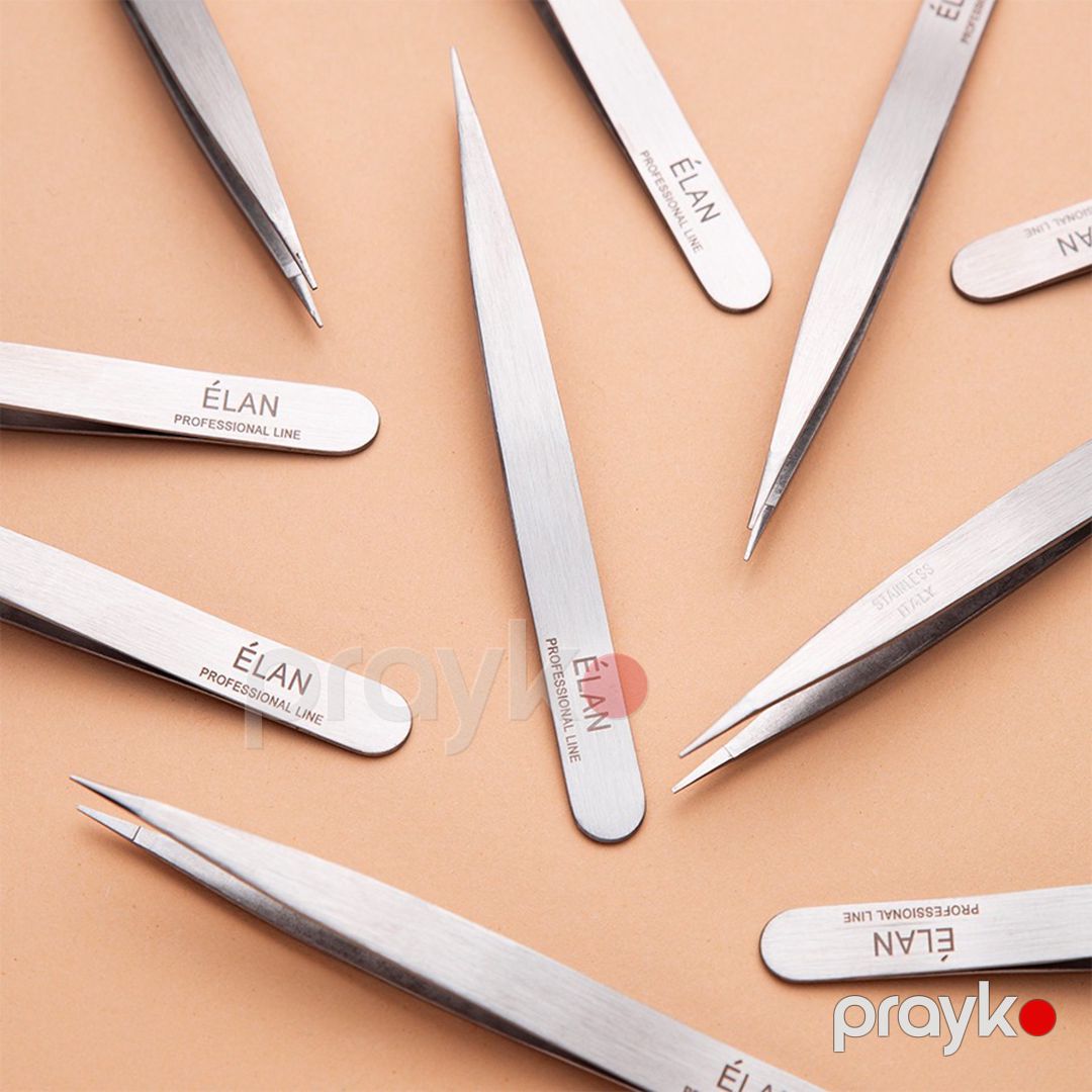 Professional ucu biz qaş maqqaşı Elan Professional Point Tip Eyebrow Tweezers — Mallar, Bakı (2)