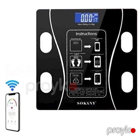 Sokany SK-19019 Elektron Tərəzi Rəqəmsal Tərəzi Şüşə Tərəzi — Bakı