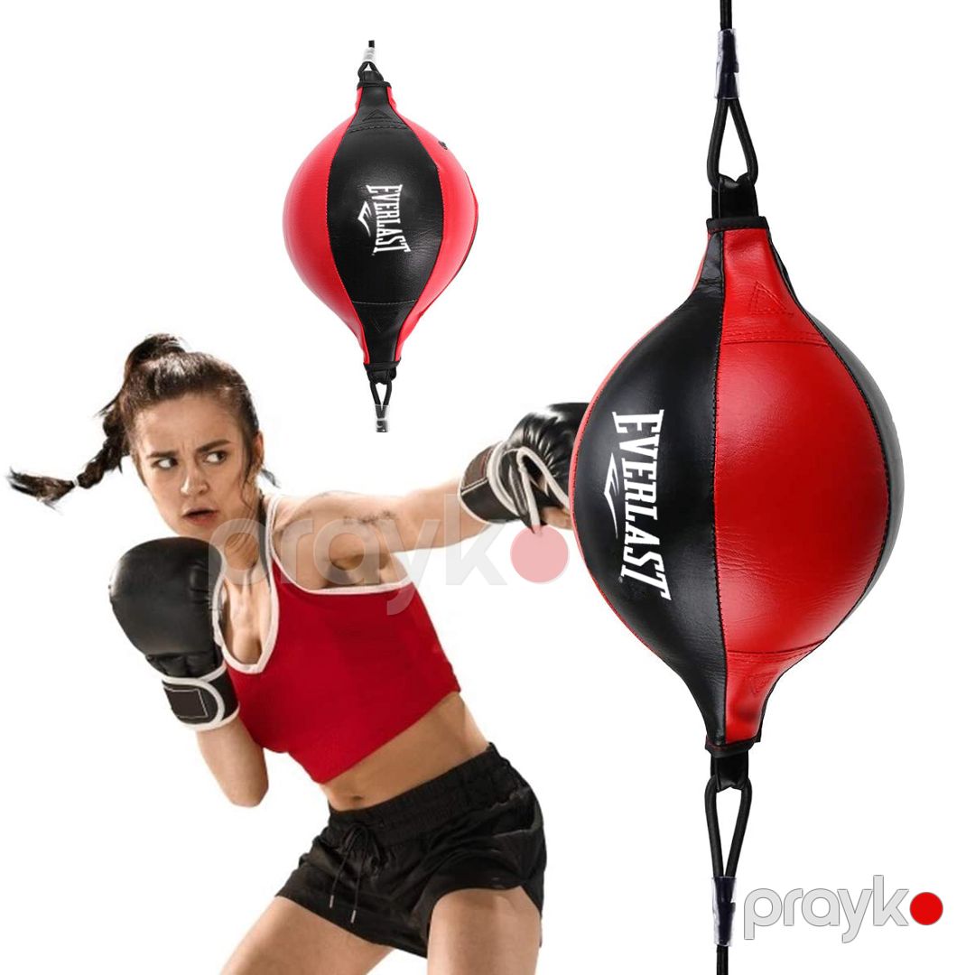 Cüt Uclu Everlast Boks Topu Boks Refleks Topu Boks Sürət Topu Dəri Boks Topu İdman Zalı üçün mükəmməldir MMA Boks Topu Paça Kordonu — İdman, hobi, istirahət, Bakı (5)