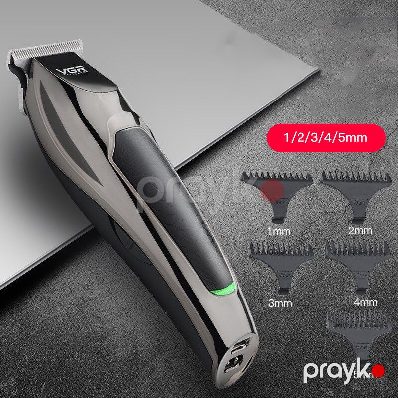 Elektrikli saç kəsici təkrar doldurulabilən təraş maşını səssiz peşəkar saç kəsici maşın VGR Trimmer — Usturalar, trimmerler və epilyatorlar, Bakı (7)