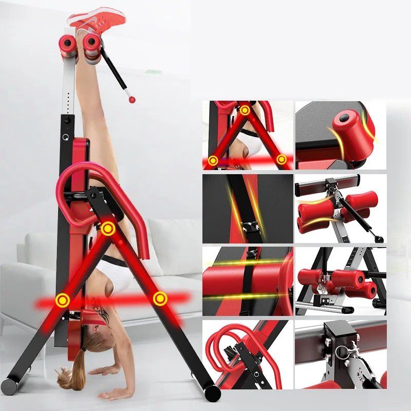 Qatlana Bilən Fitness Skamyası Handstand İnversiya Masası Qravitasiya Təlim Stolu Bel Ağrısı Yoqa Üçün Ağır Flip Fitness Avadanlığı — Fitness və simulyatorlar, Bakı (4)