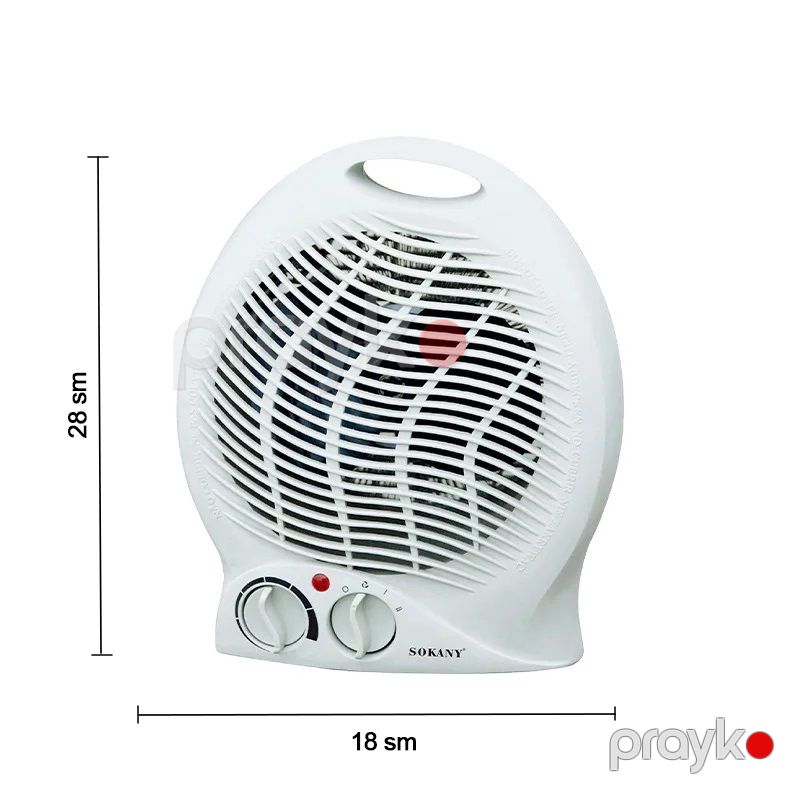 Portativ Elektrikli Sokany Qızdırıcı Ev Ofis Üçün Uyğun Masaüstü Qızdırıcı 2000W Gücündə Mini Döşəmə Qızdırıcısı — Isıtıcılar və isı ventilatorları, Bakı (5)
