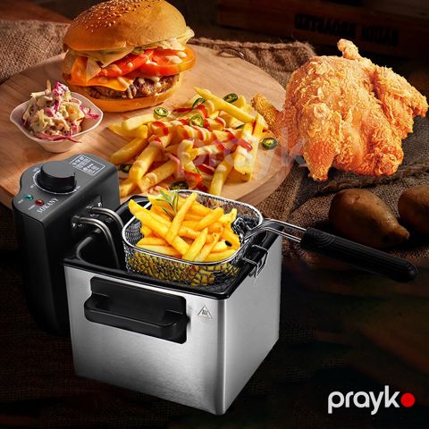 Sokany WJ-804 Fritöz Elektrikli Qızartma Sobası Termostat Fri Aparatı — Bakı