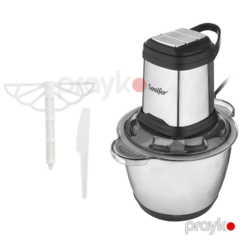 Sonifer SF-8117 mətbəx qida doğrayıcısı, paslanmayan polad qablı elektrikli ət doğrayıcı 2.5l — Ev texnikası, Bakı (4)
