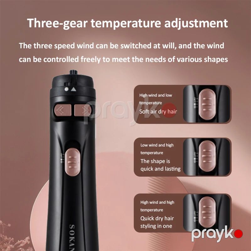 Sokany SK-15030 Çoxfunksiyalı Saç Quruducu Fen Dəsti 4 Fərqli Başlıqlı Fen — Fən, Bakı (5)