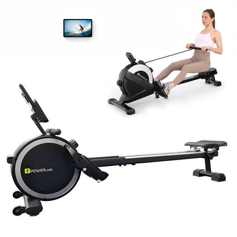 Powerland Avarçəkmə maşını YK-16R505 Tam Bədən Kardiyo Avadanlığı 120kq Rowing machine — Fitness və simulyatorlar, Bakı