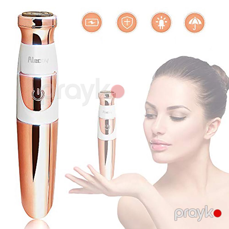 Üz Üçün Kiçik Ölçülü Gold Epilyator LED İşıqlı Elektrikli Facial Epilator Xanımlar Üçün Protativ Üz Tük Təmizləyicisi — Usturalar, trimmerler və epilyatorlar, Bakı (4)
