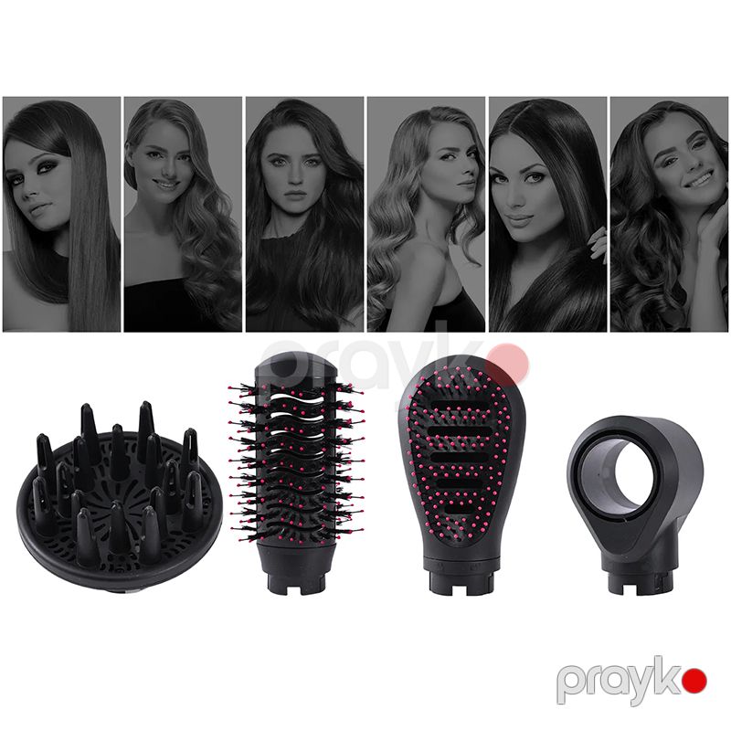 Moehair MO-7156 Çoxfunksiyalı 4 Başlıqlı Saç Şəkilləndirici Fen Saç Quruducu Fen Hava Feni — Fən, Bakı (3)