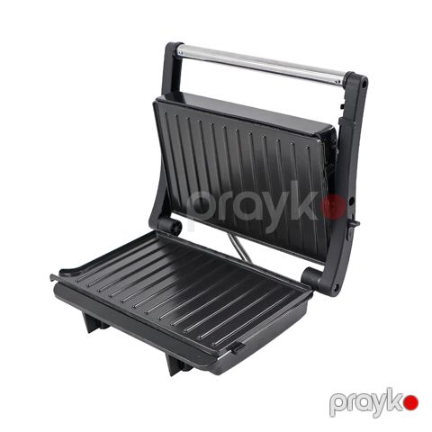 180° Açıla Bilən RAF Qril Toster 1000W Gücündə Peşəkar Elektrikli Biftek Qril Toster Yapışmaz LED Qril Toster — Bakı