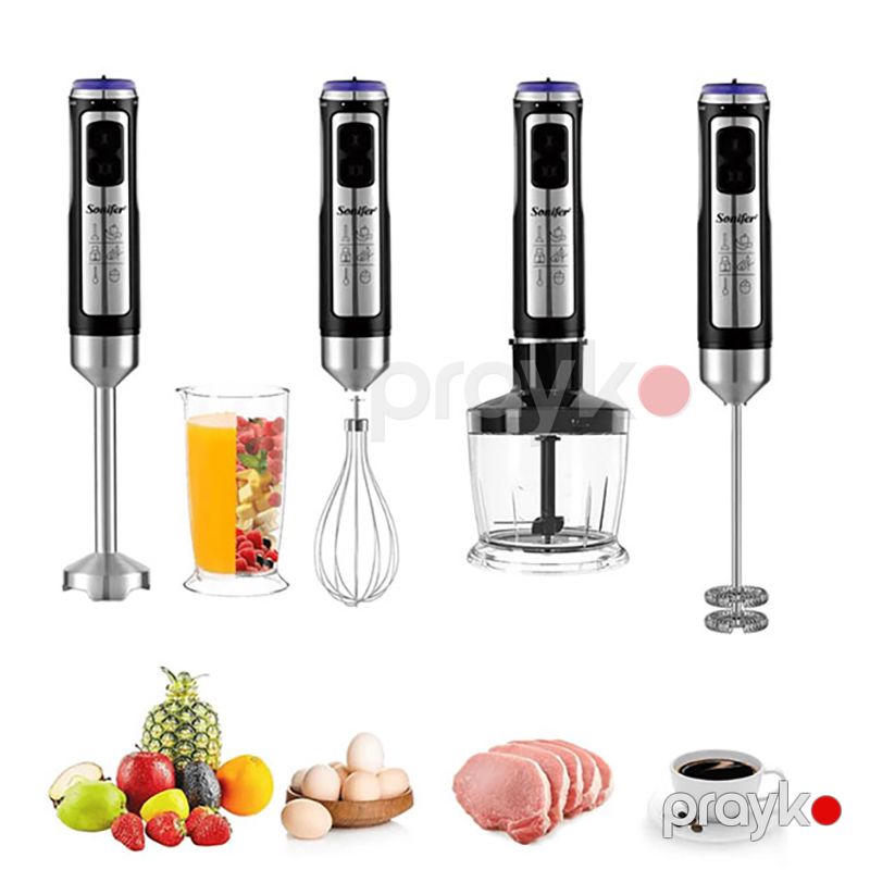 Sonıfer SF-8138 Çoxfunksiyalı Elektrikli Blender Dəsti Əl Blenderi Smoothie Blender 400 W — Blenderlər, xırdalayanlar və mikserlər, Bakı (2)