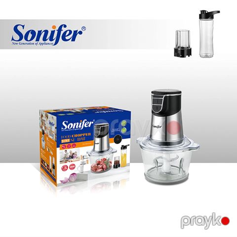 Sonifer SF-8148 Çoxfunksiyalı Doğrayıcı Ət Meyvə Tərəvəz Doğrayıcı Üyüdücü Başlıqlı Doğrayıcı 500 W — Bakı