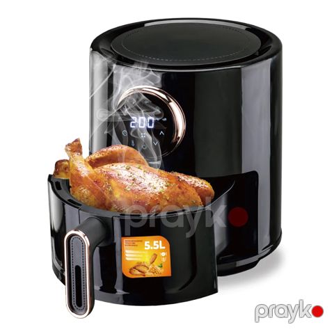 Çoxfunksiyalı RAF Böyük Tutumlu Fritöz 5.5 L Slinder Formalı Elektrikli Firi Qızartma Maşını 1350W R.5271 — Bakı