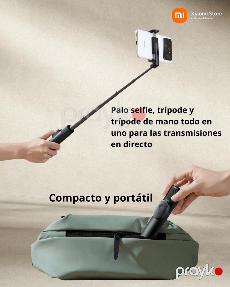 Xiaomi Zoom Floor Selfie Stick Tripod 62" — Foto və video texnikası, Bakı (2)