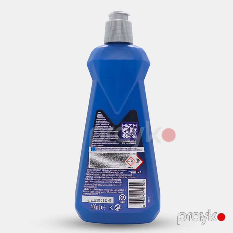 Finish Bulaşık Makinesi Parlatıcı & Kurutucu Limonlu 400ml Qab Yuyucu Vasitə Finish Jel Bulaşık Makinesi Deterjanı — Mallar, Bakı (6)