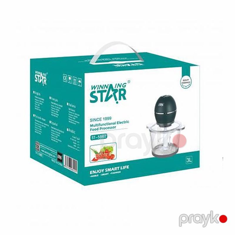 Wınnıng Star ST-5562 Çoxfunksiyalı Elektrikli Mətbəx Doğrayıcısı Tərəvəz Doğrayıcı 350W — Blenderlər, xırdalayanlar və mikserlər, Bakı (6)