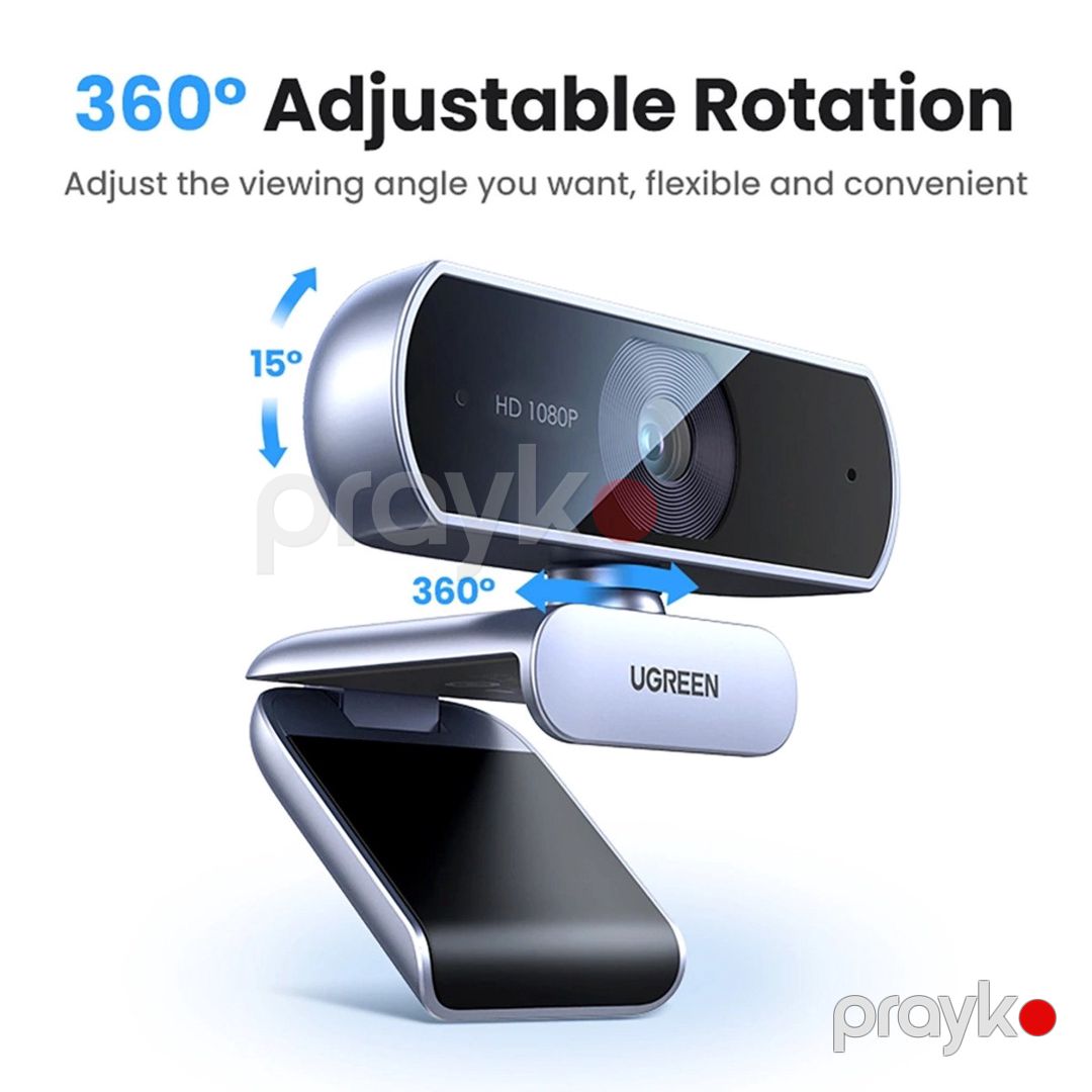 Web kamera "Ugreen USB HD Webcam 1080P" — Periferik cihazlar, Bakı (6)