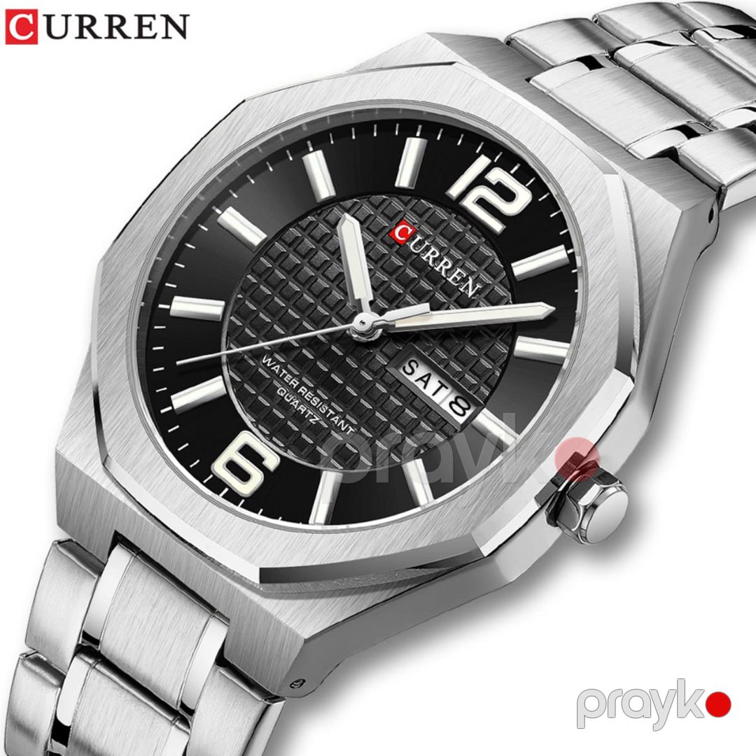 Qol saatı kişilər üçün Curren 8476 Silver/Black — Mallar, Bakı (2)