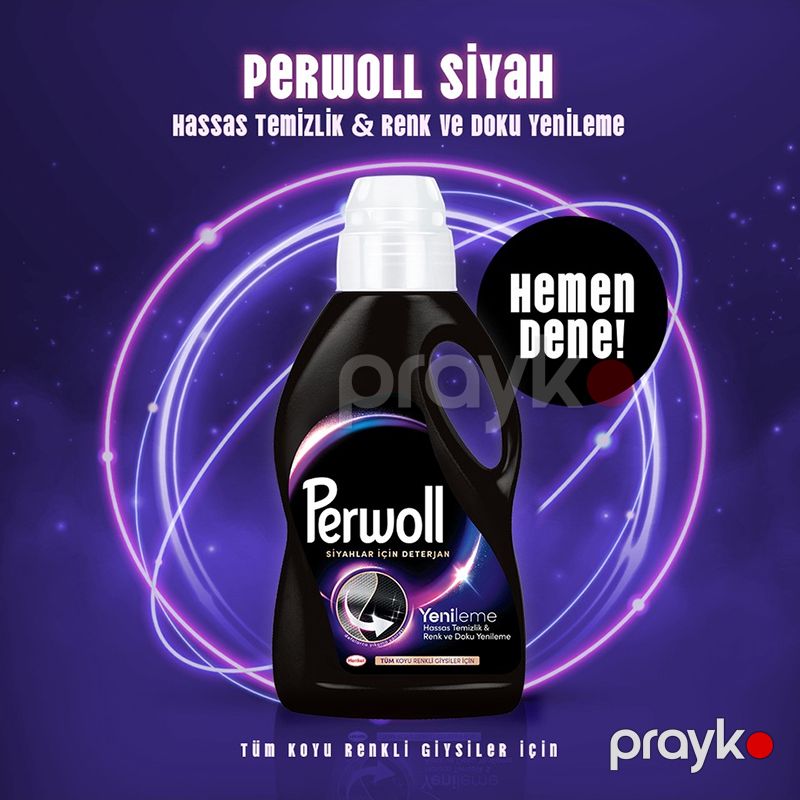 Perwoll Geliştirilmiş Siyah Sıvı Çamaşır Deterjanı 2970 ml Qara Geyimlər Üçün 54 Paltar Yuma Maye Toz — Mallar, Bakı (3)
