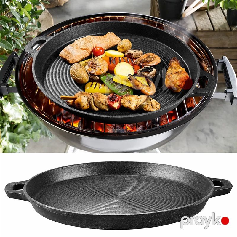 Qranit barbekü tavası Qızardıcı langet tavası 36sm Qril Sac tava Qranit Tava və Qızartma Tava — Qablar və mətbəx əşyaları, Bakı (2)