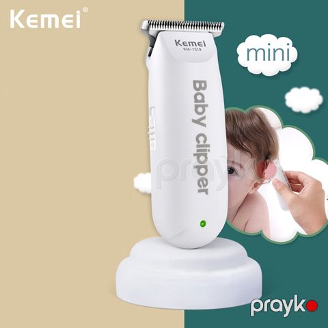Uşaqlar Üçün Protativ Kemei Saç Kəsmə Maşını 3W Yenidən Doldurula Bilən 3 Ədəd Limit Daraqlı Professional Saç Maşınkası 100-240 — Bakı