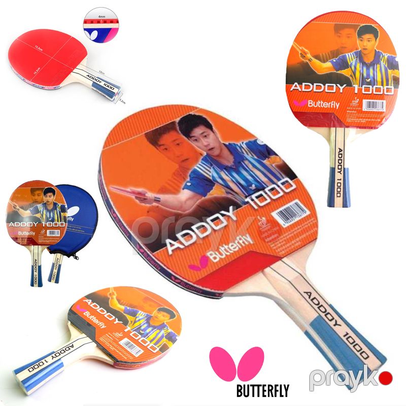 Butterfly Stolüstü Tennis Raketi Addoy 1000 Hamar Rezin Tenis Raketkası Dayanıqlı Tenis Roketkası — İdman, hobi, istirahət, Bakı (4)