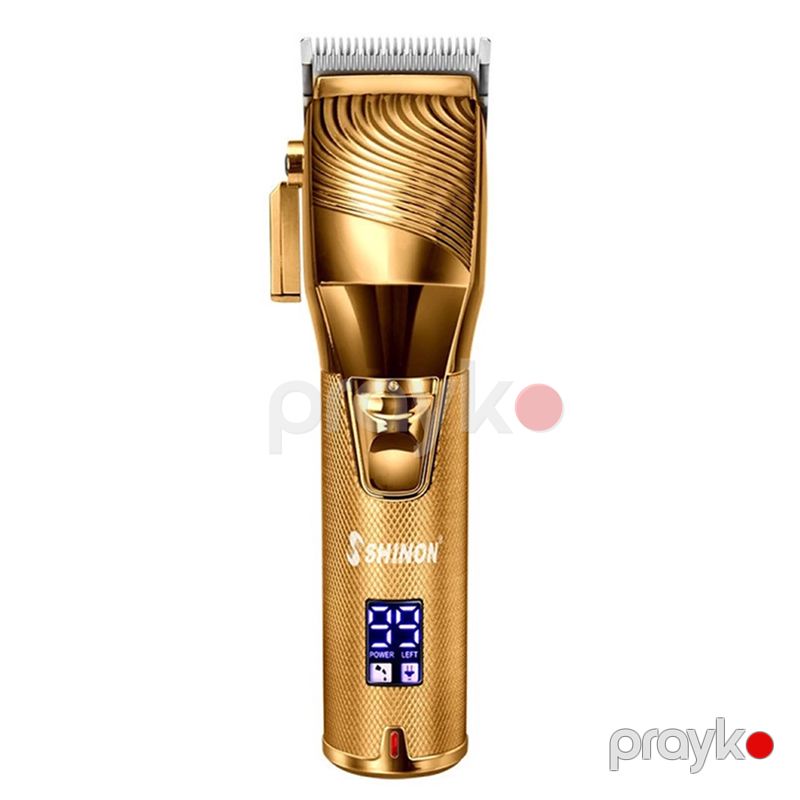 Shinon Professional Gold Trimmer 240dq İşləmə Müddətinə Sahib LCD Ekran Simsiz Saç Saqqal Kəsmə Maşını — Usturalar, trimmerler və epilyatorlar, Bakı (2)