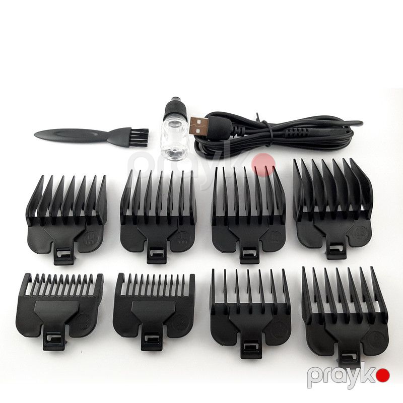 8 Başlıqlı DSP IPX7 Peşəkar Trimmer 6500 rpm Yüksək Sürətə Sahib Paslanmaz Üz Təraş Maşını 1.5-19mm Limit Darağı — Usturalar, trimmerler və epilyatorlar, Bakı (6)