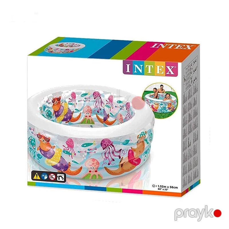 Intex Uşaqlar üçün Şişmə Hovuz Akvarium 360L — İdman, hobi, istirahət, Bakı (4)