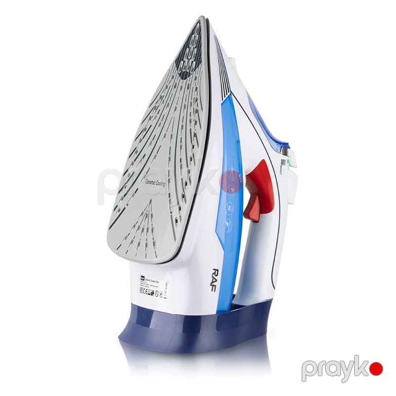RAF R.1207 Buxarlı Ütü Keramika Altlıqlı Buxarlı Ütü 2600W — Ev texnikası, Bakı (6)