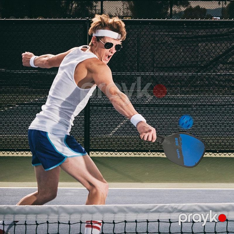 Pickleball Raketi Qırmızı Pickleball Paddle Set Taxta Pickleball Raketleri 4 Top Çanta Qapalı və Açıq Hava Tennisi — İdman, hobi, istirahət, Bakı (5)