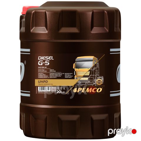 Mühərrik yağı Pemco Diesel G-5 Uhpd SAE 10W-40 20 lt — Bakı