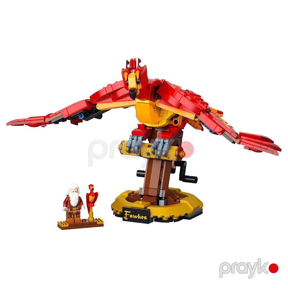Harry Poter Lego Constructor Oyuncaq Fawkes Phoenix Dambldore, Harry Potter Constructor Bloklar 606, No.99917 — Oyuncaqlar, Bakı (2)