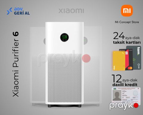 Hava təmizləyici Xiaomi Smart Air Purifier 6 — Bakı