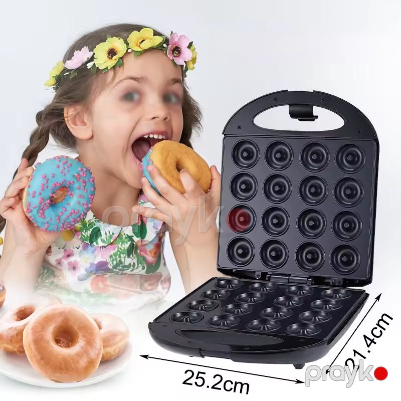 Wınnıng Star ST-9318 Elektrikli Donut Bişirmə Tosteri 16 Qablı Yapışmaz Paslanmaz Polad Toster Donut Hazırlayan — Toster və vaflyasıcı, Bakı (3)