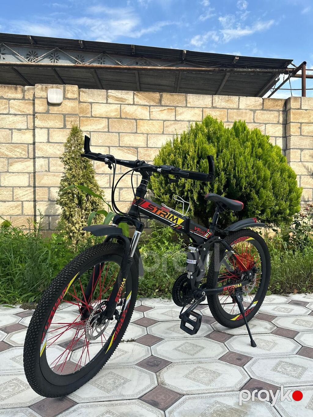 Strım V520 qatlanan dağ velosipedi - Qatlanan alüminium/metal korpus — Dağ velosipedləri, Sabirabad (7)