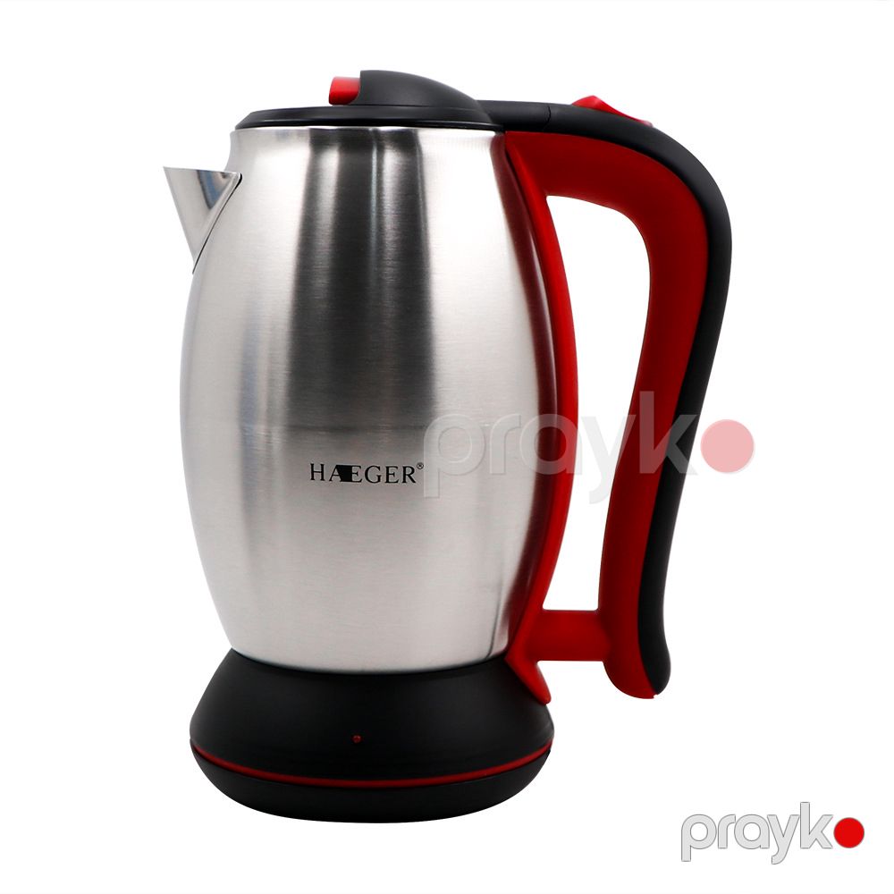Haeger Elektrikli Çaydan, Kettle 220V Elektrikli Su Qızdırıcısı 2L Tutumlu Paslanmaz Polad Çaydan Mətbəx Avadanlıqları — Elektrik çaydanları və termoslar, Bakı (3)