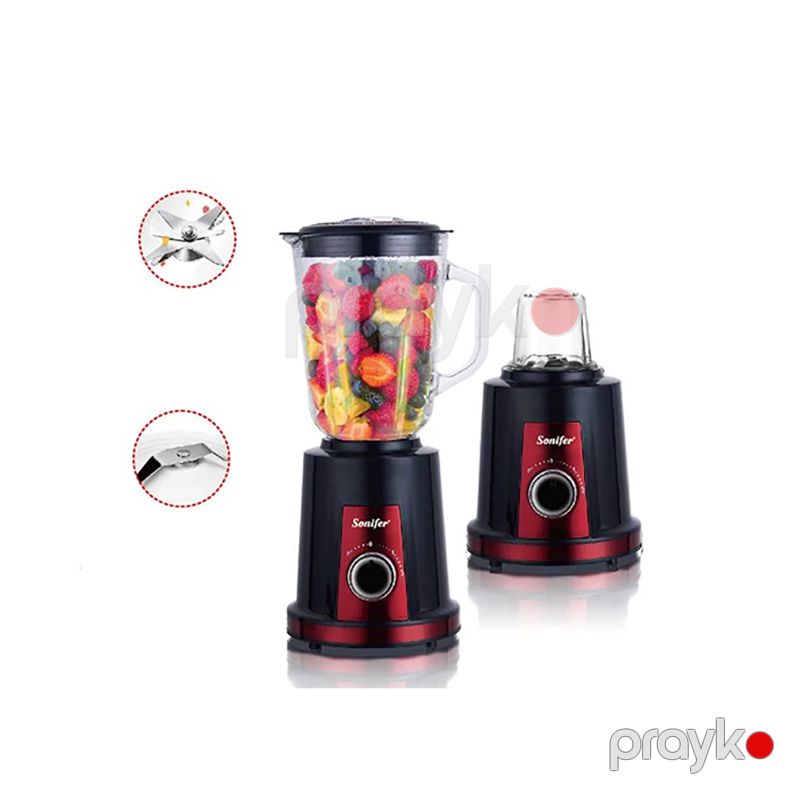 Sonıfer SF-8041 Çoxfunksiyalı Blender Stand Blender 2-si 1 Arada Üyüdücü Başlıqlı Blender 350W — Blenderlər, xırdalayanlar və mikserlər, Bakı (2)