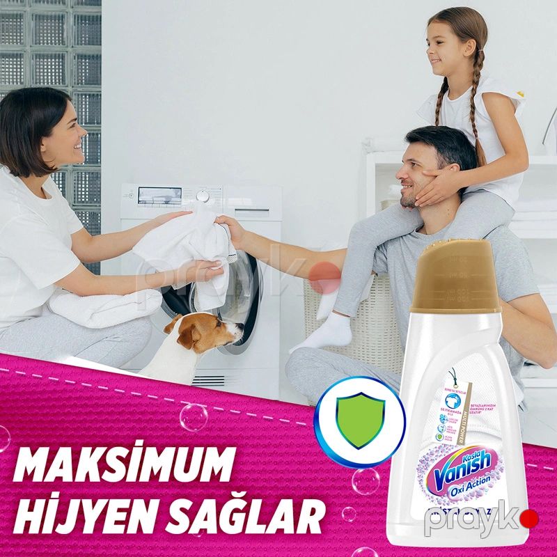 Vanish Kosla White Ləkə Təmizləyici Qızıl Maye 1000 ml Ağlar Üçün Ləkə Təmizləyici — Mallar, Bakı (5)