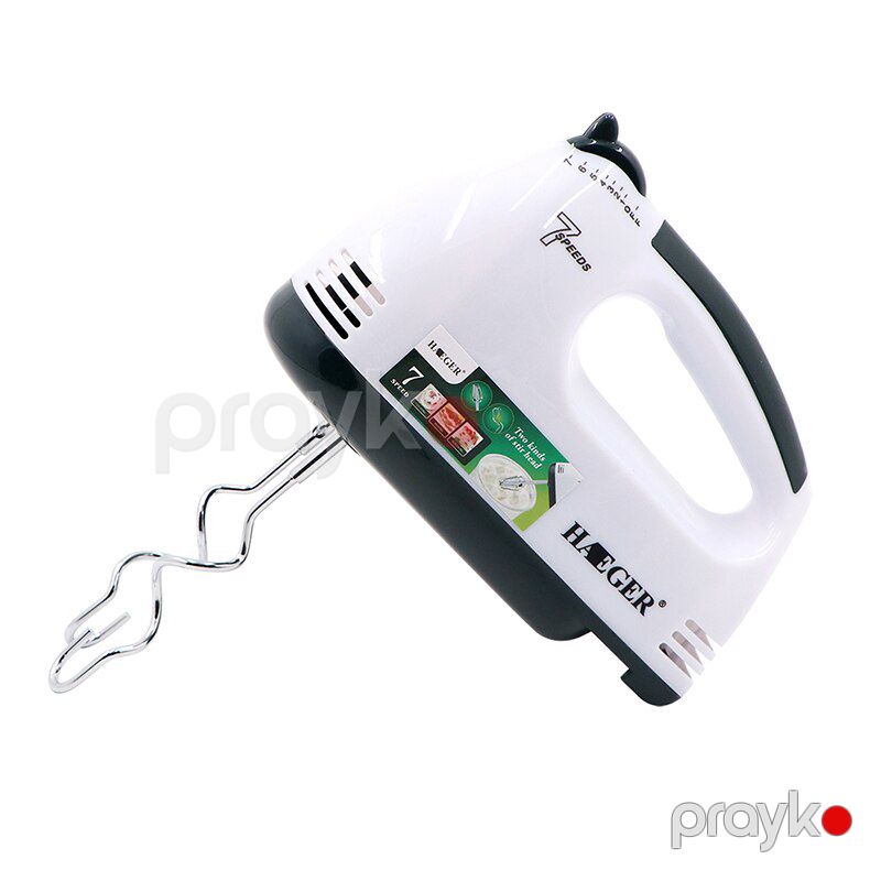 Haeger HG-6633 mini əl mikseri yumurta çırpıcı 7 sürətli 260Vt gücündə paslanmaz polad başlıqlar — Blenderlər, xırdalayanlar və mikserlər, Bakı (6)